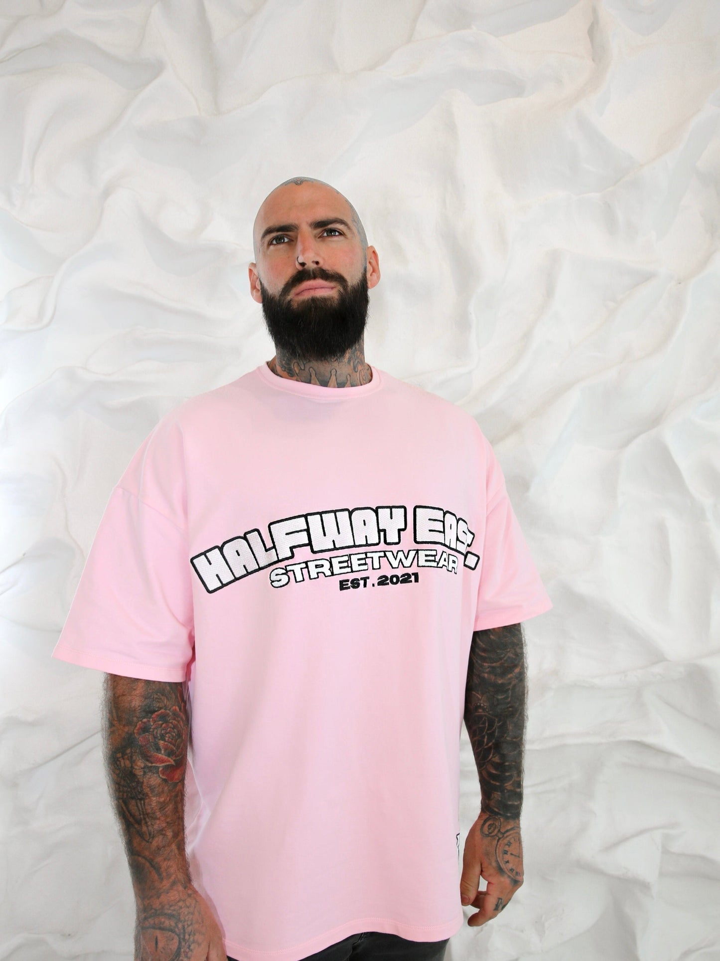 Classic Streetwear Box Tee - Cotton Candy